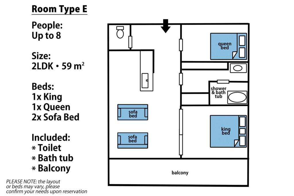 Floor Plan for 8 people