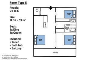 Floor Plan for 6 people